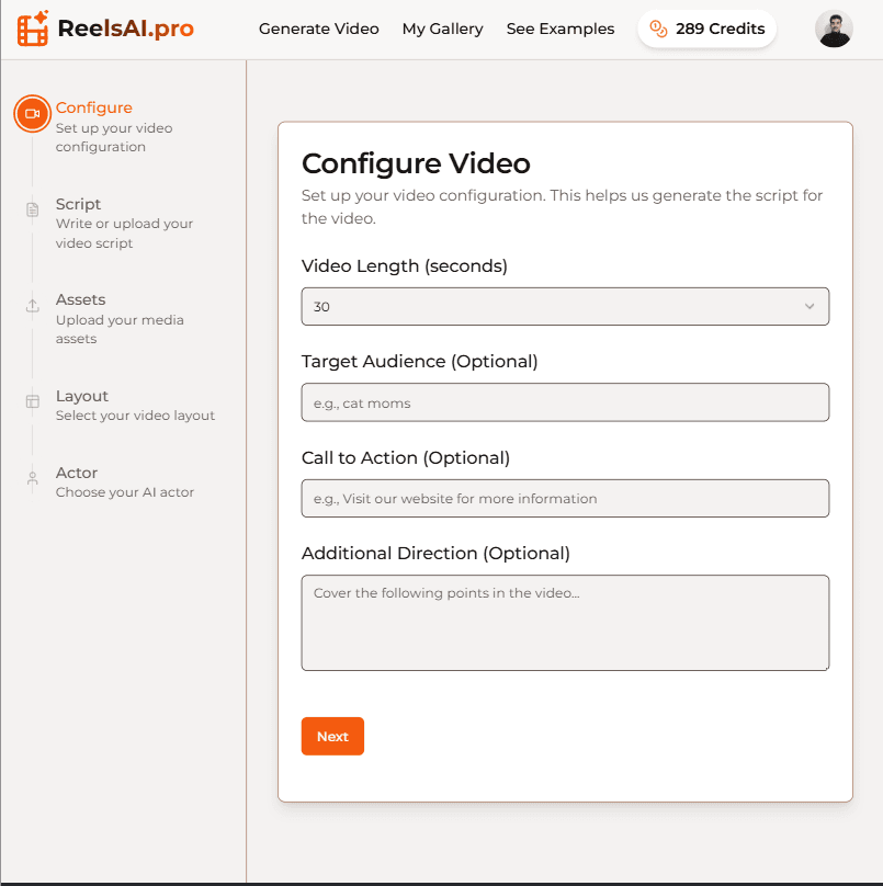 Provide Video Details